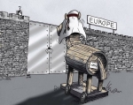«Տրոյական ձին»՝  Եվրոպայի  դարպասի մոտ