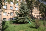 Գագիկ Գալստյանի նախաձեռնությամբ համալսարանի պուրակում տնկվեց 34 ծառ