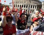 Իտալացիները բողոքում են կառավարության դեմ