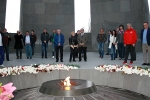 Ֆուտբոլի աստղերը հարգել են Հայոց ցեղասպանության զոհերի հիշատակը 