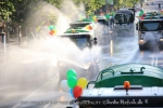 Մայրաքաղաքում Վարդավառի տոնին նվիրված միջոցառումները մեկնարկեցին ջրցան մեքենաների շքերթով