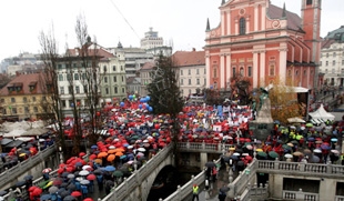 Սլովենիայում հակակառավարական ցույցեր են