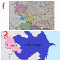 Ալիևի Հայաստանի քարտեզը